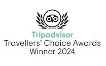A logo for Tripadvisor's Traveller's Choice 2024 award.